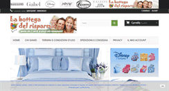 Desktop Screenshot of bottegadelrisparmio.com